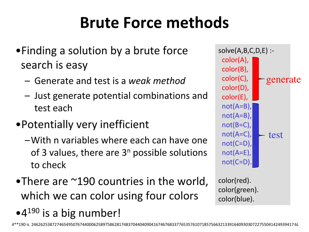 brute force methods