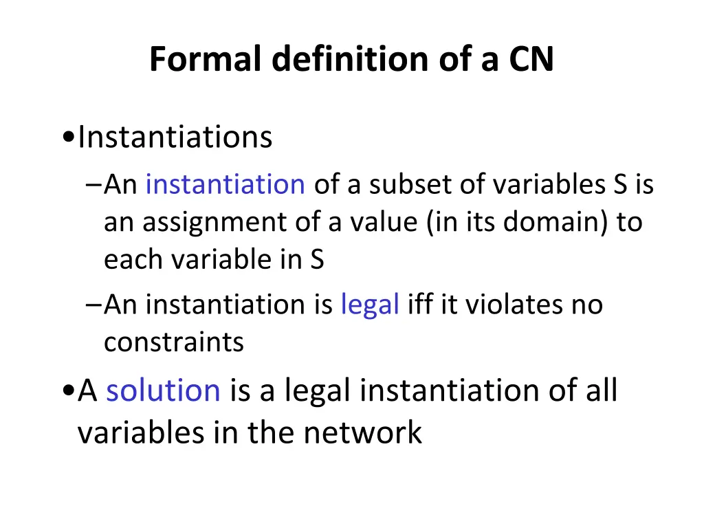 formal definition of a cn