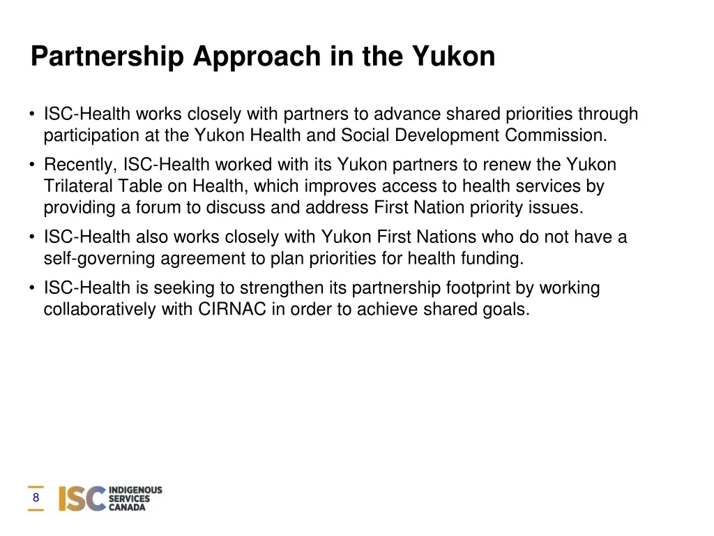 partnership approach in the yukon