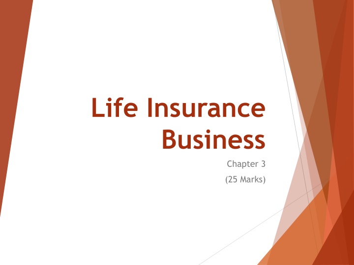 life insurance business