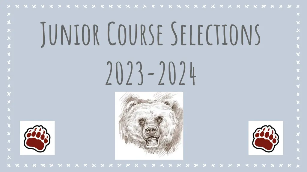 junior course selections 2023 2024