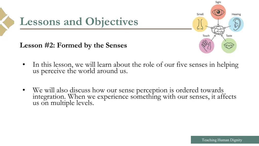 lessons and objectives 1