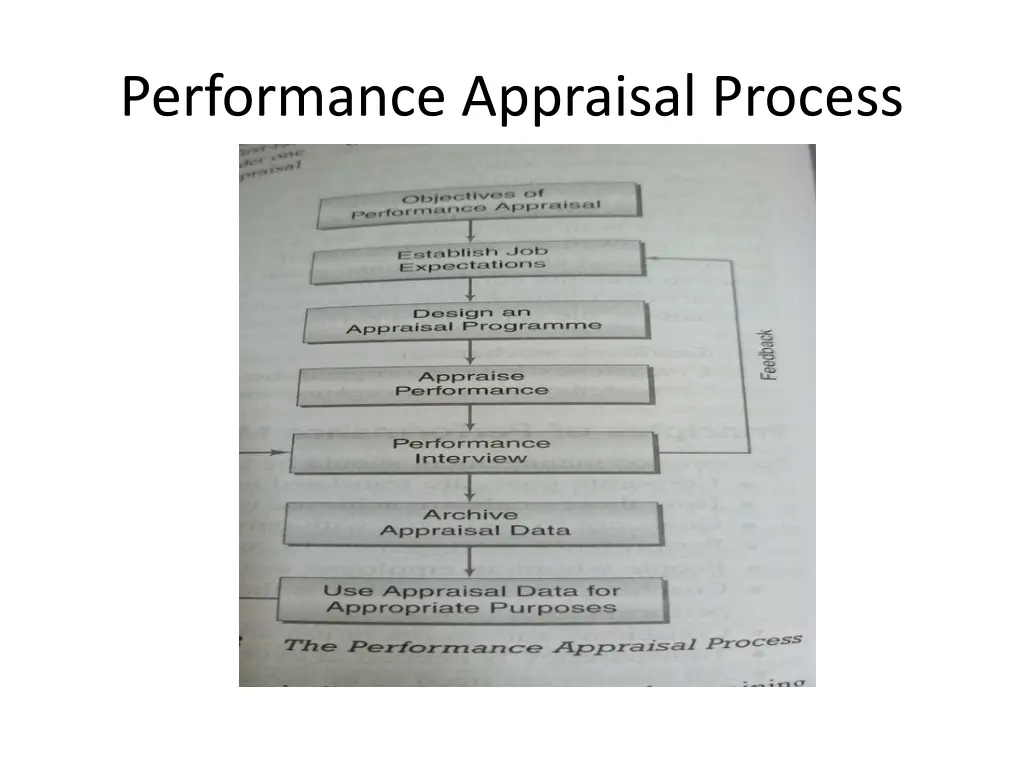 performance appraisal process