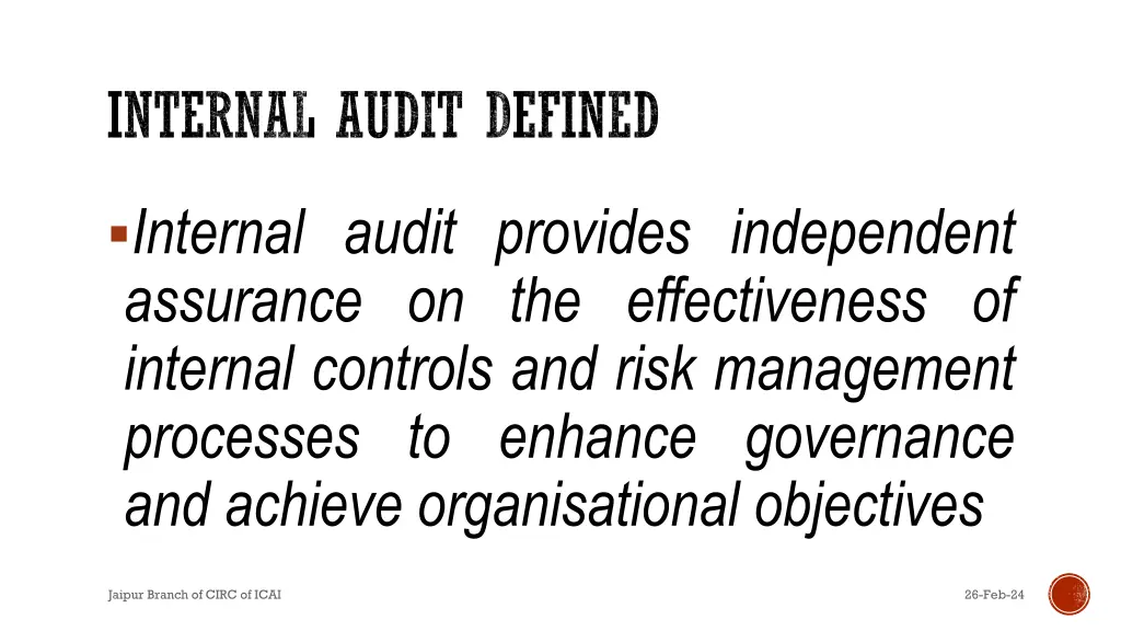 internal audit defined