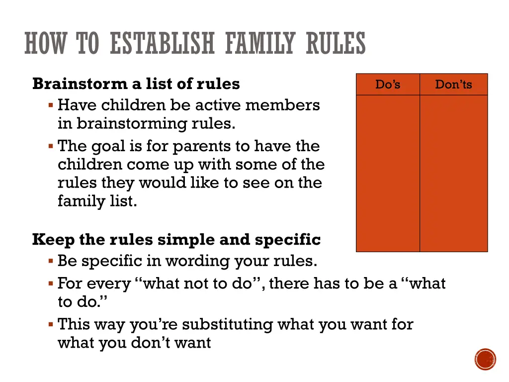 how to establish family rules 2