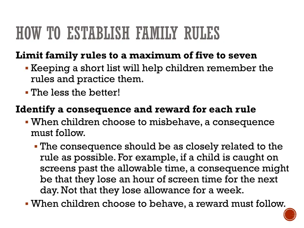 how to establish family rules 3