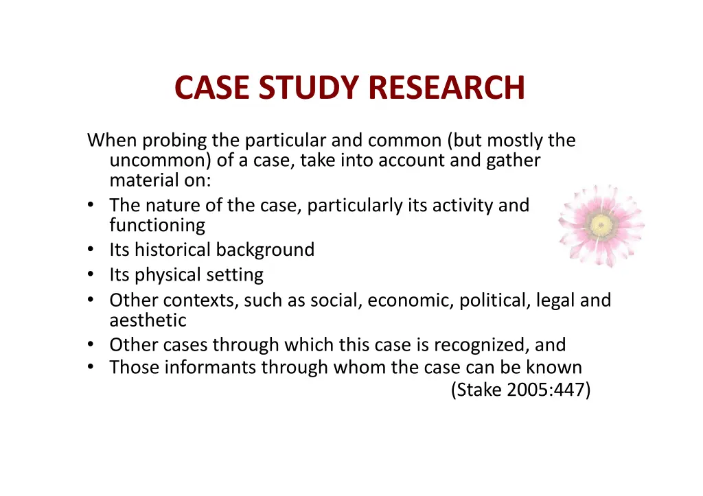 case study research