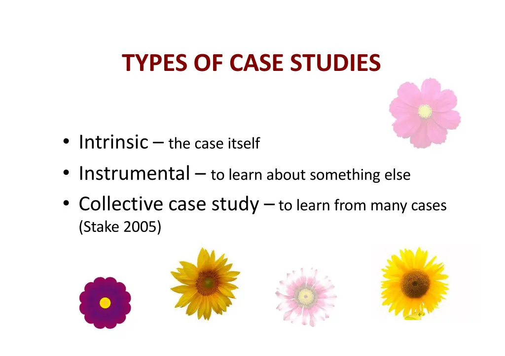 types of case studies