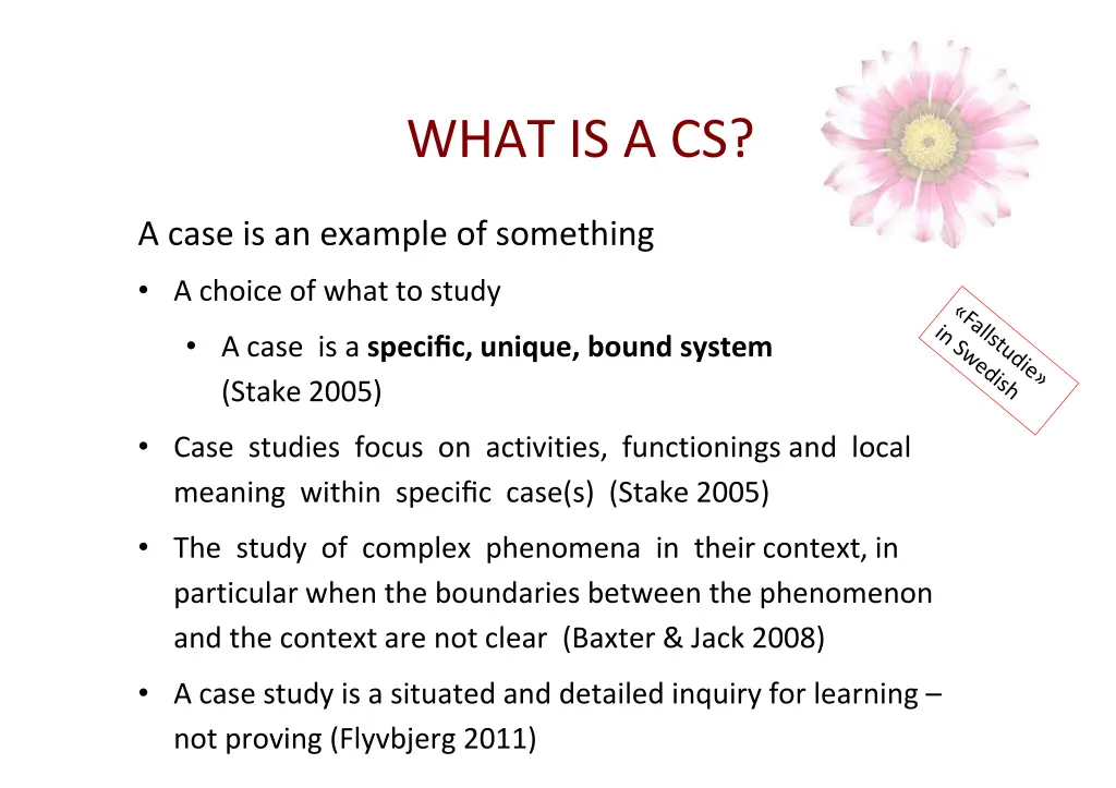 what is a cs