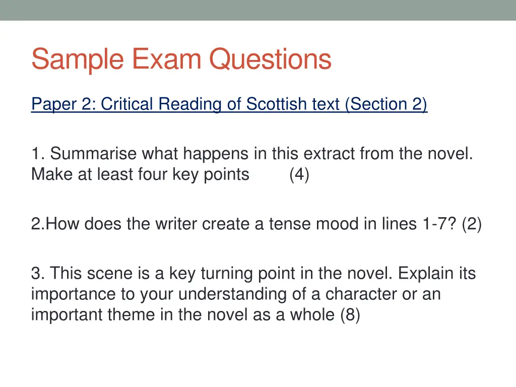 sample exam questions 2
