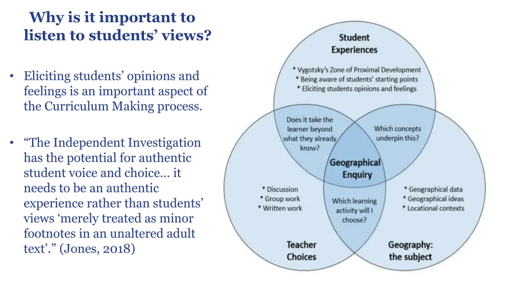 why is it important to listen to students views