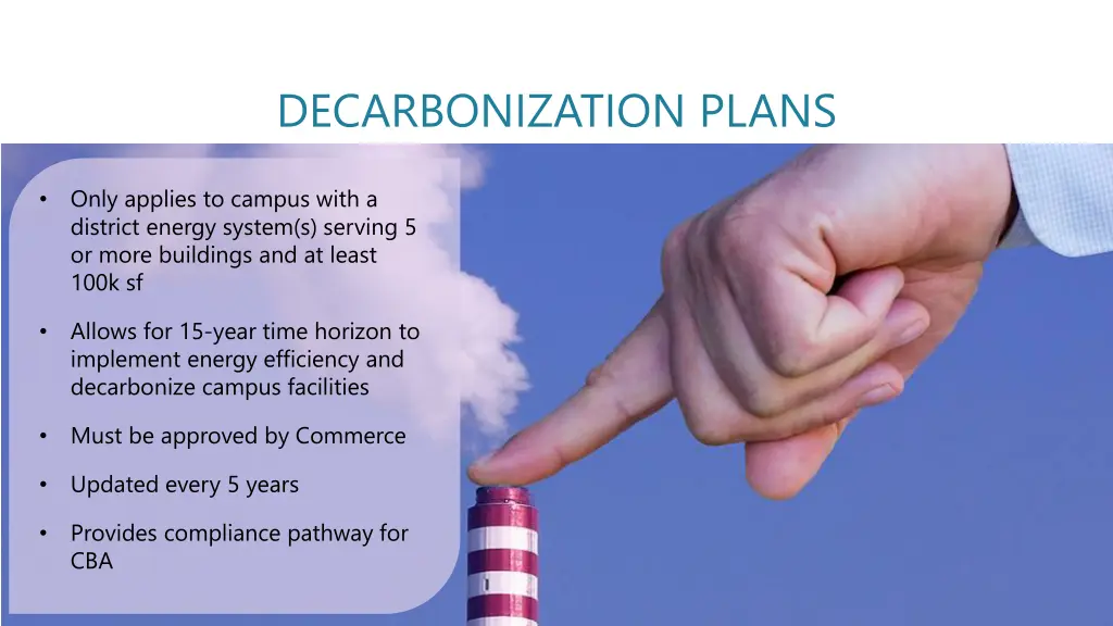 decarbonization plans