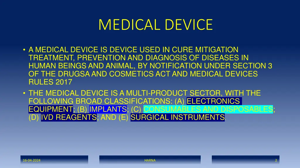 medical device