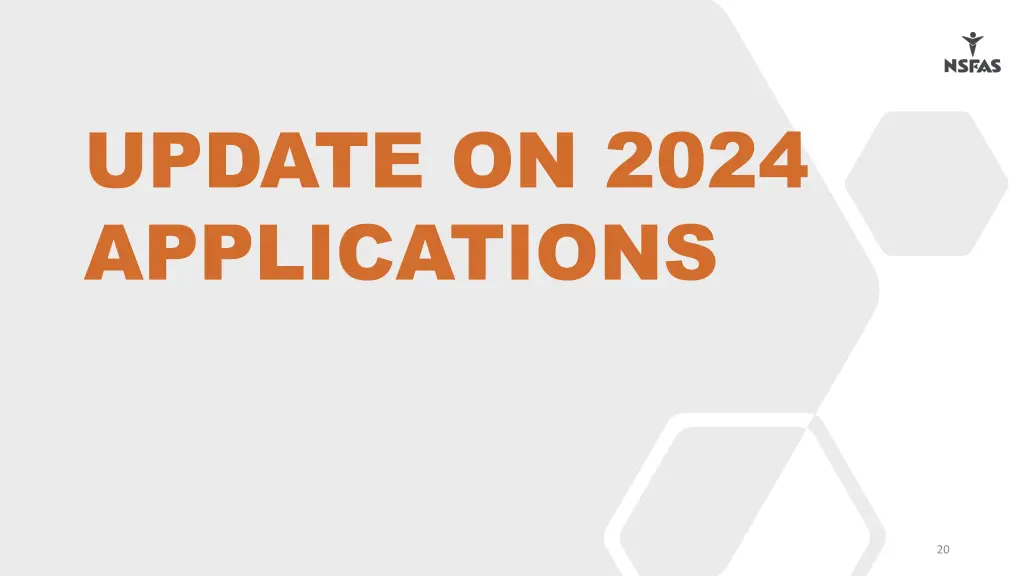 update on 2024 applications