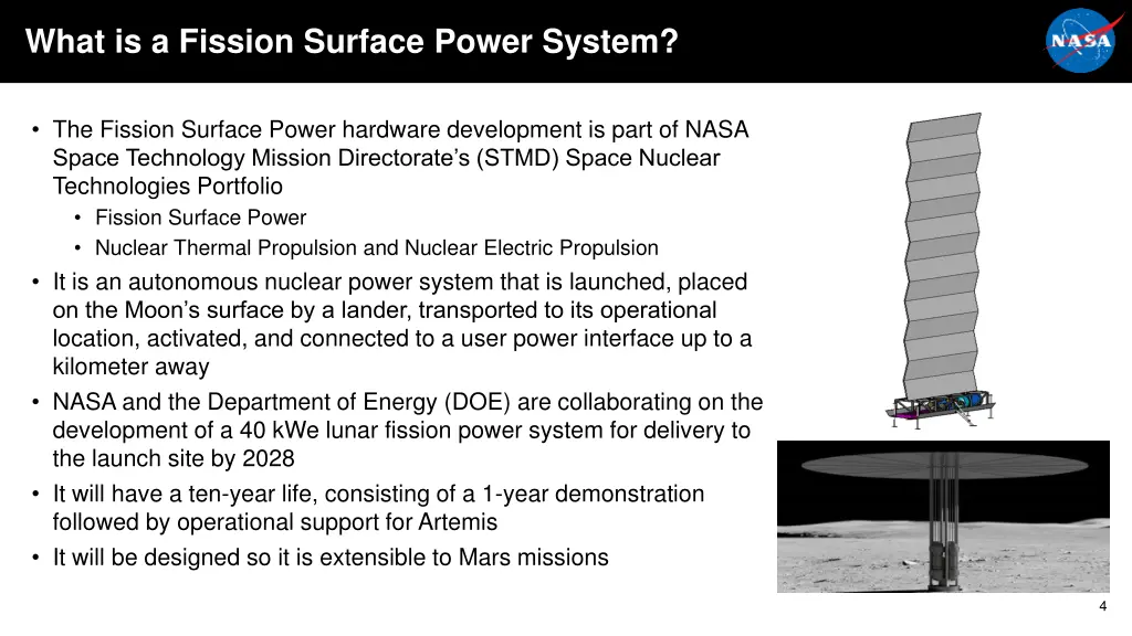 what is a fission surface power system