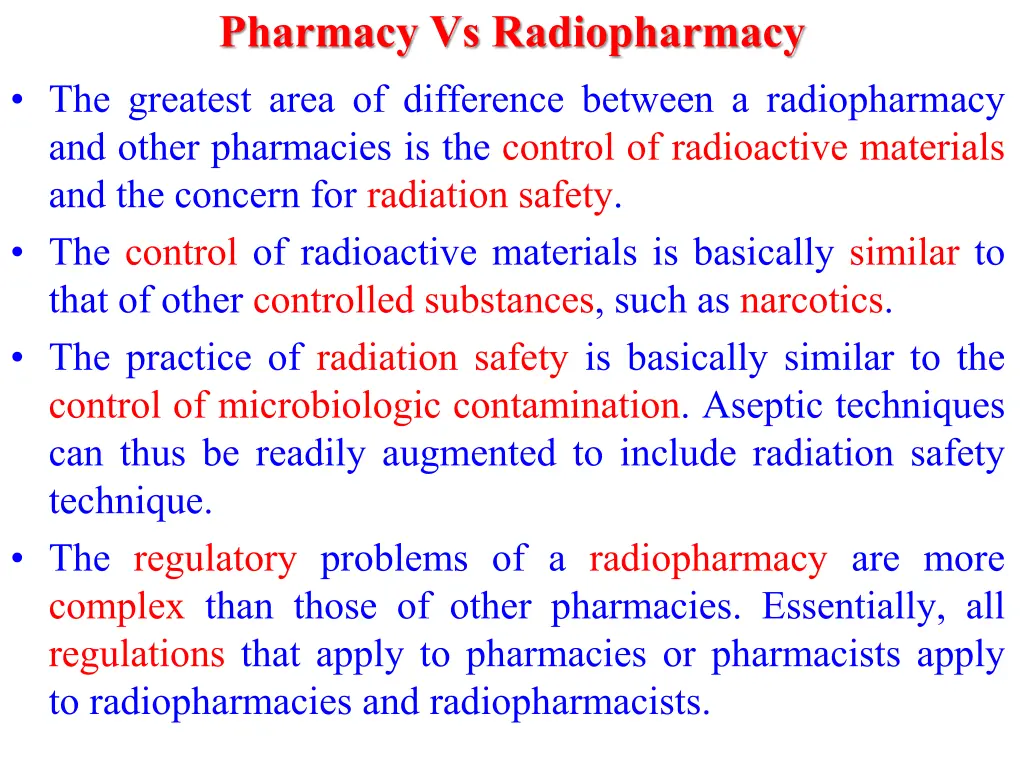 pharmacy vs radiopharmacy 4