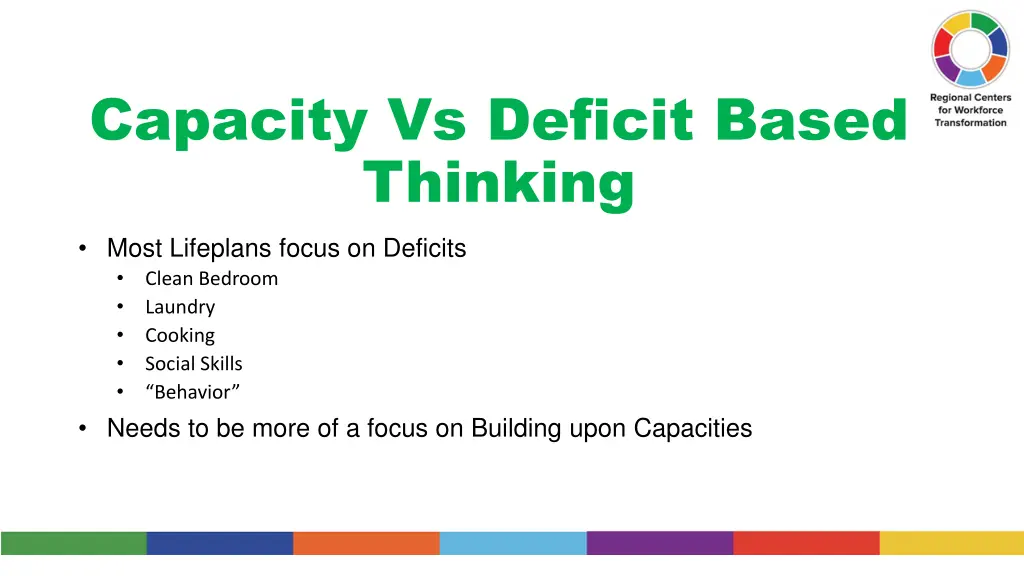 capacity vs deficit based thinking most lifeplans