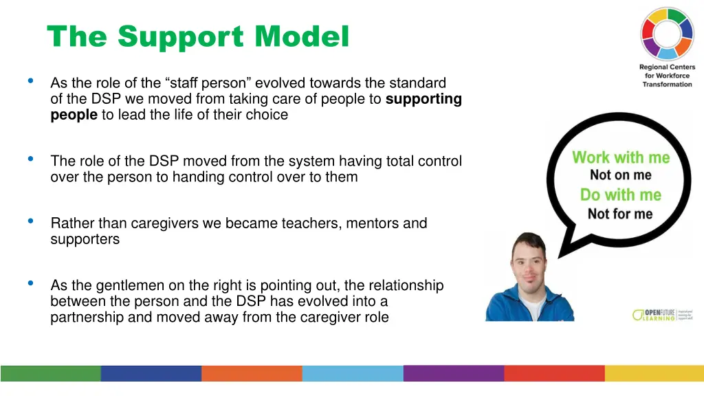 the support model