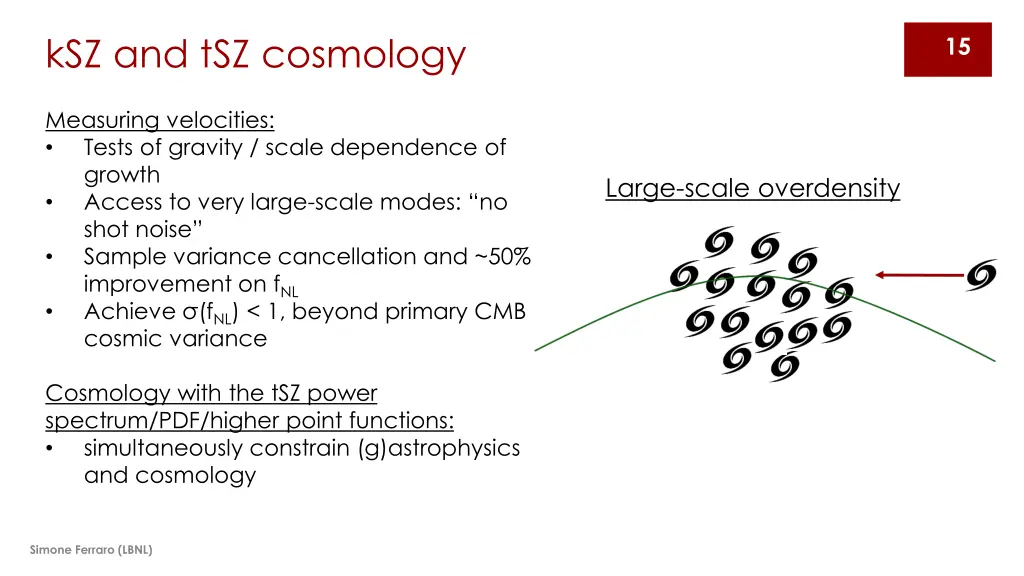 ksz and tsz cosmology