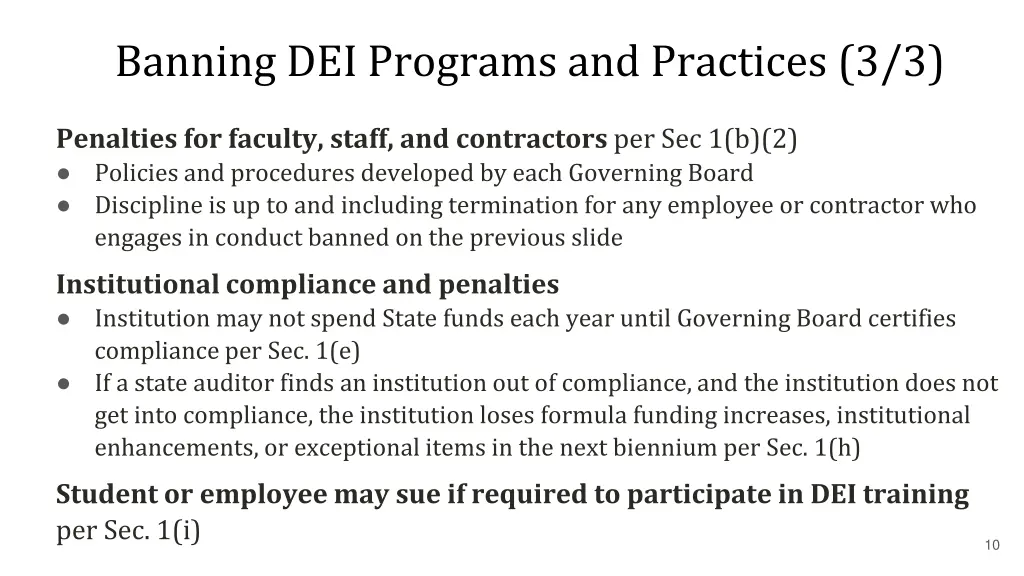 banning dei programs and practices 3 3