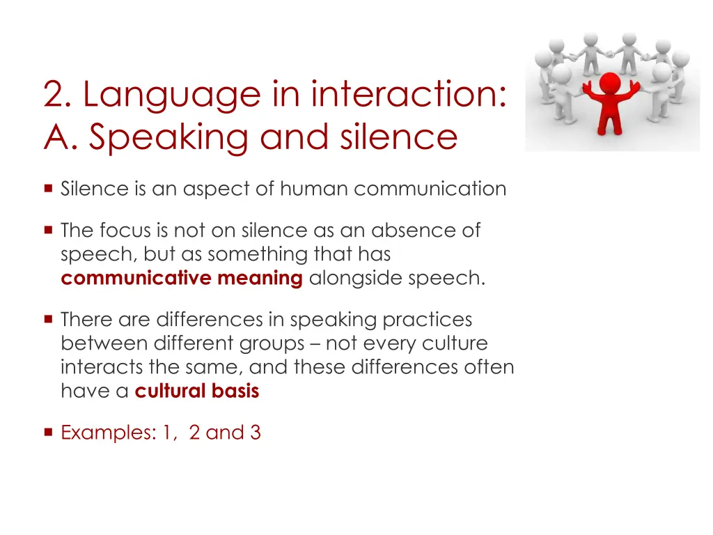 2 language in interaction a speaking and silence 1
