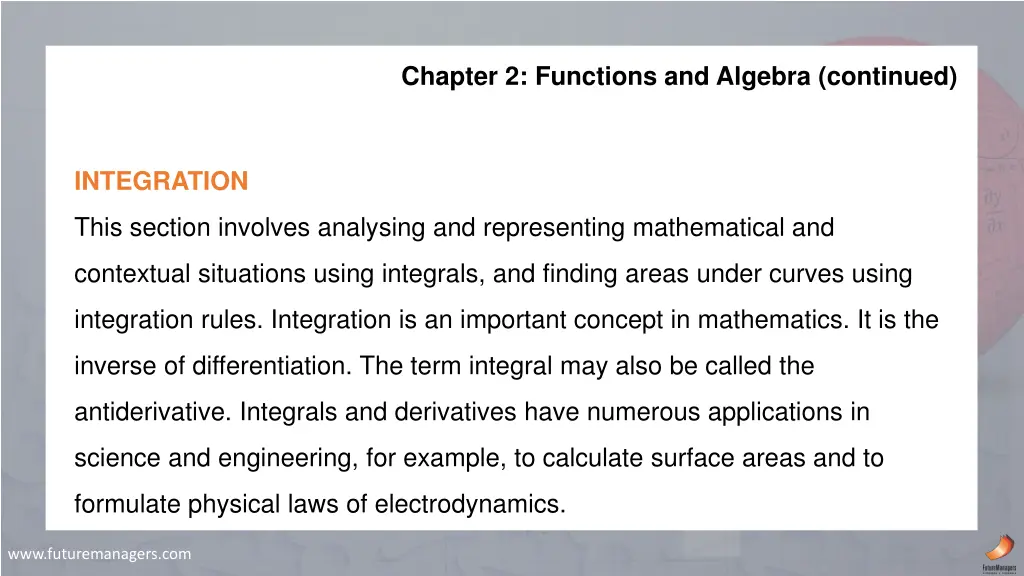 chapter 2 functions and algebra continued 3