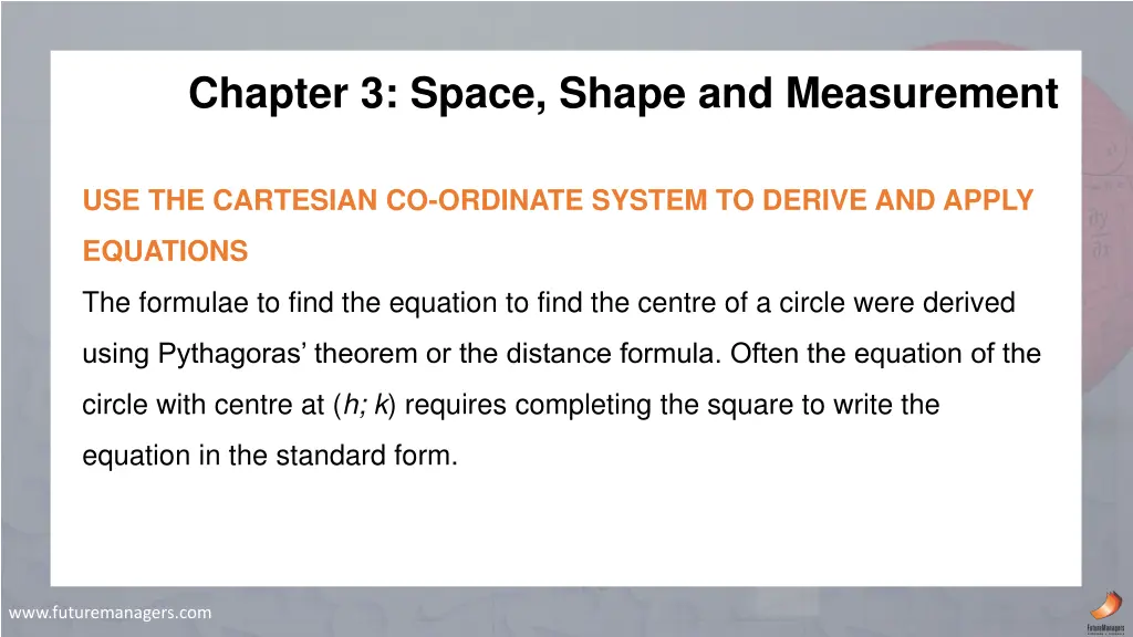 chapter 3 space shape and measurement