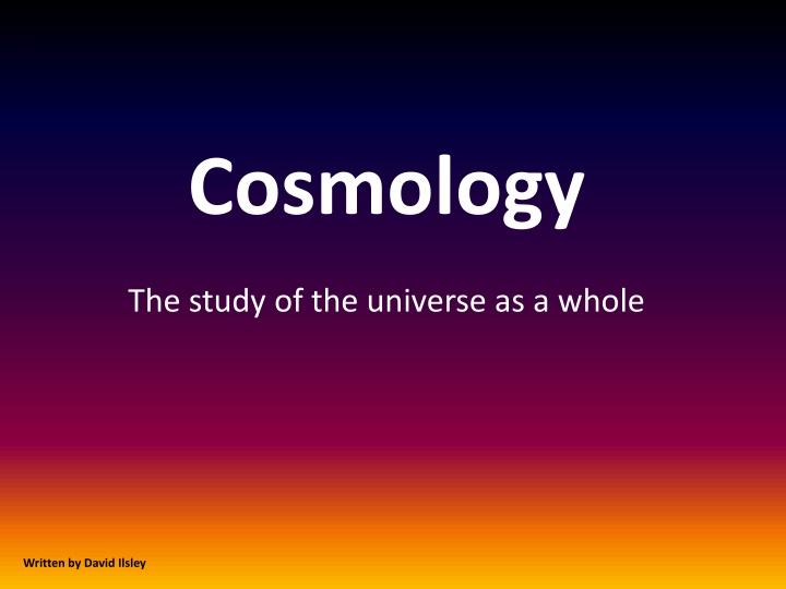 cosmology