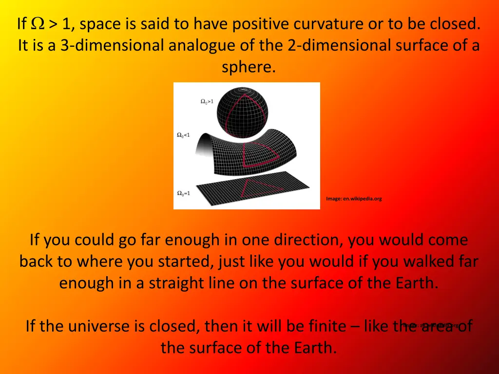 if 1 space is said to have positive curvature