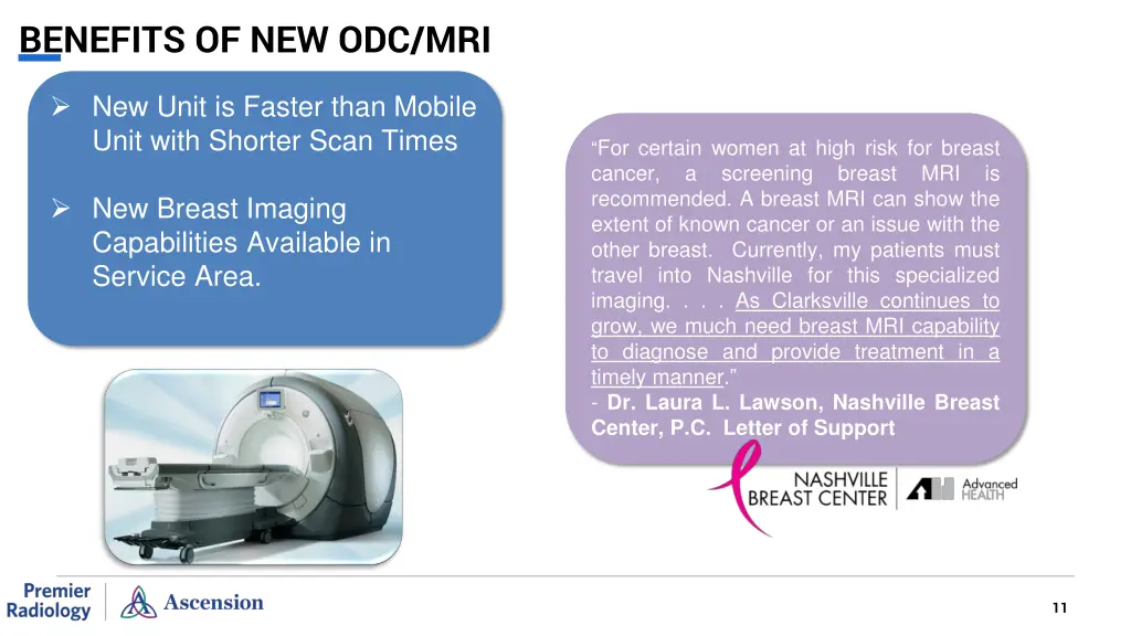 benefits of new odc mri