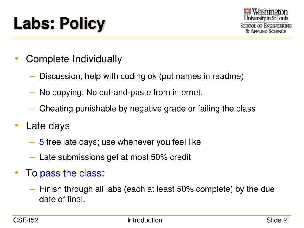 labs policy