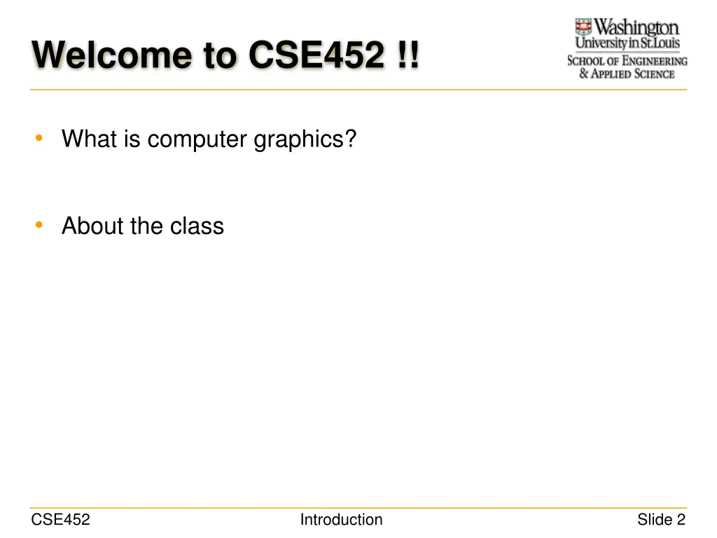 welcome to cse452