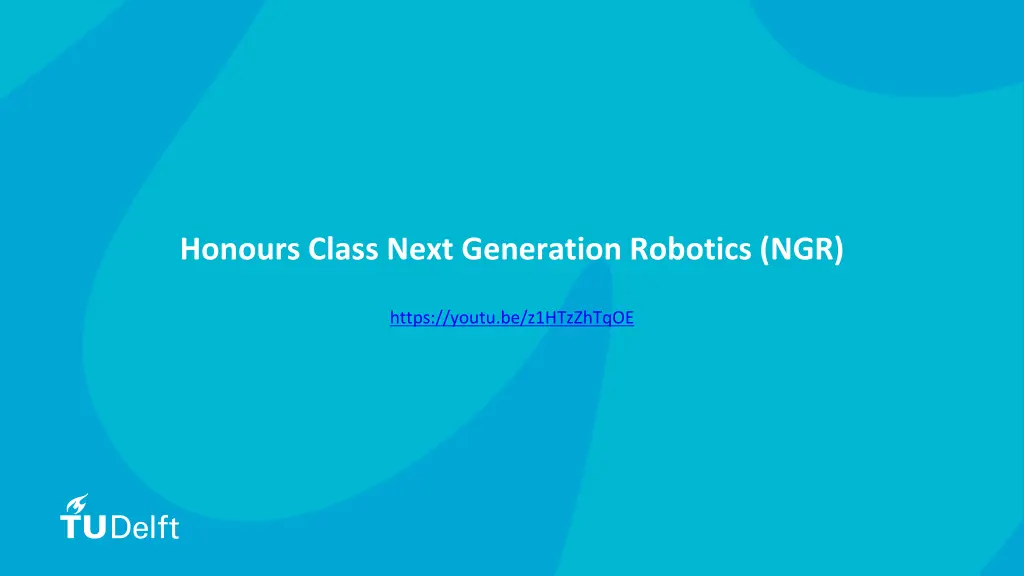 honours class next generation robotics ngr