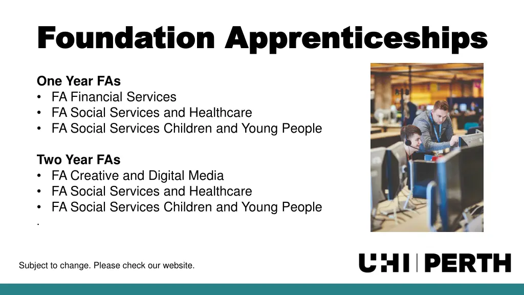 foundation apprenticeships foundation