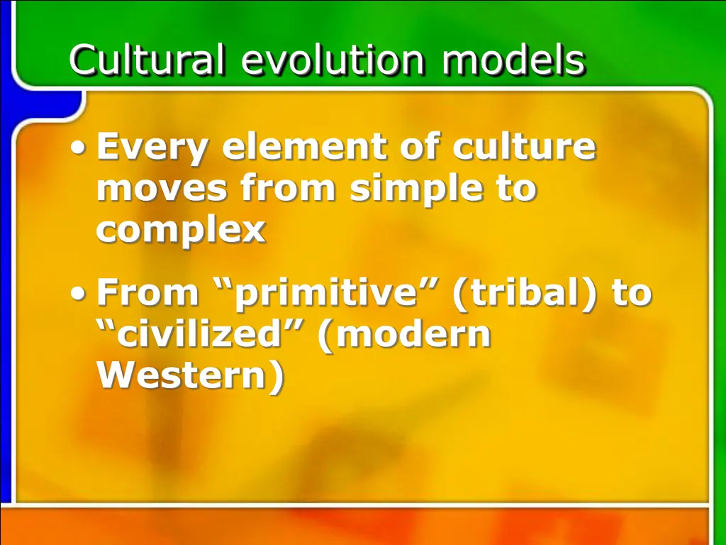 cultural evolution models 1
