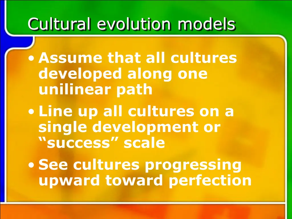 cultural evolution models