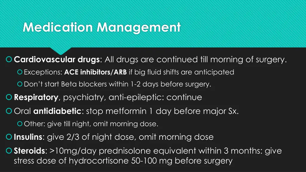 medication management