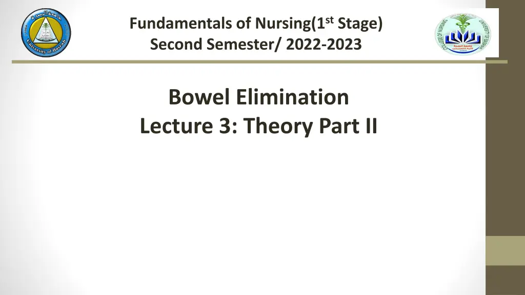 fundamentals of nursing 1 st stage second 1