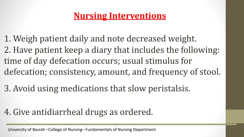 nursing interventions 1