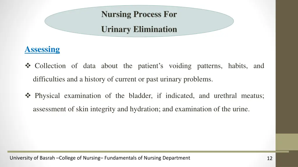 nursing process for