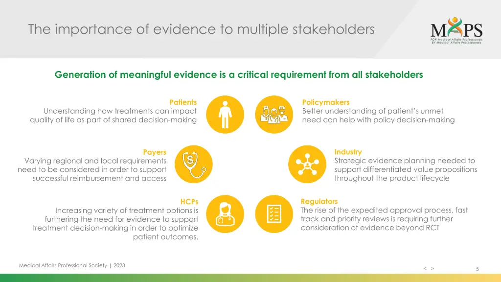 the importance of evidence to multiple