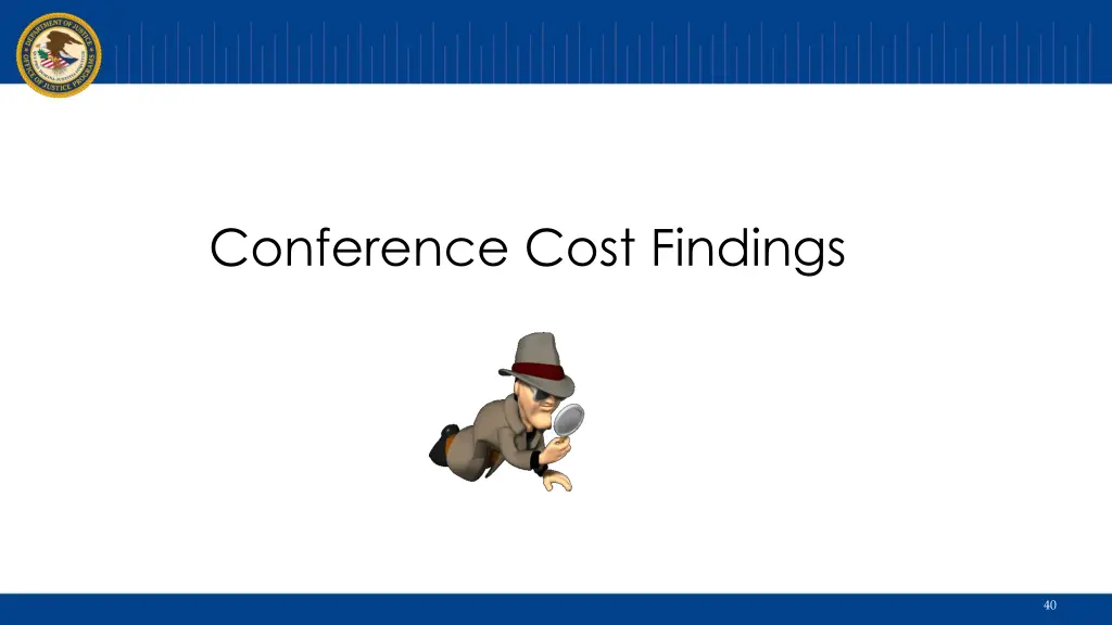 conference cost findings