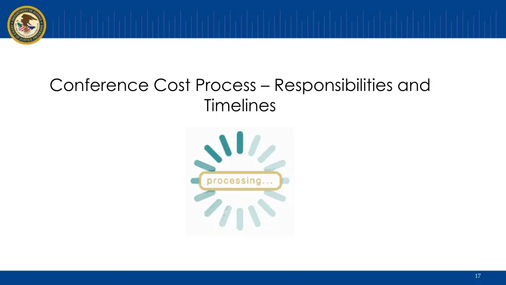 conference cost process responsibilities