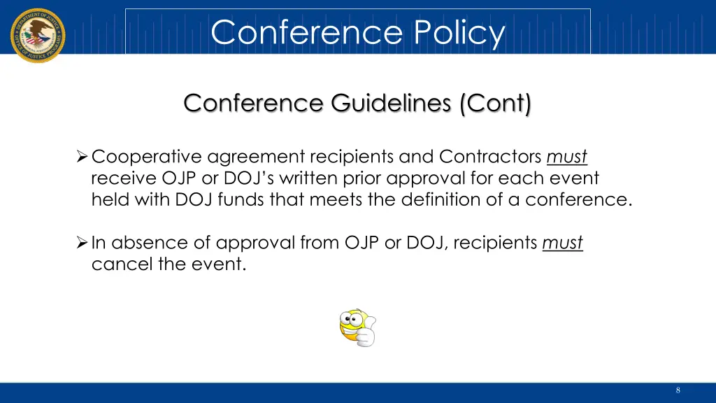 conference policy 6