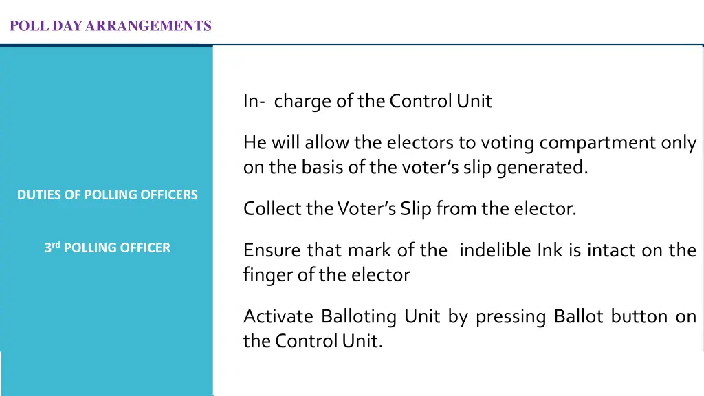 poll day arrangements 10