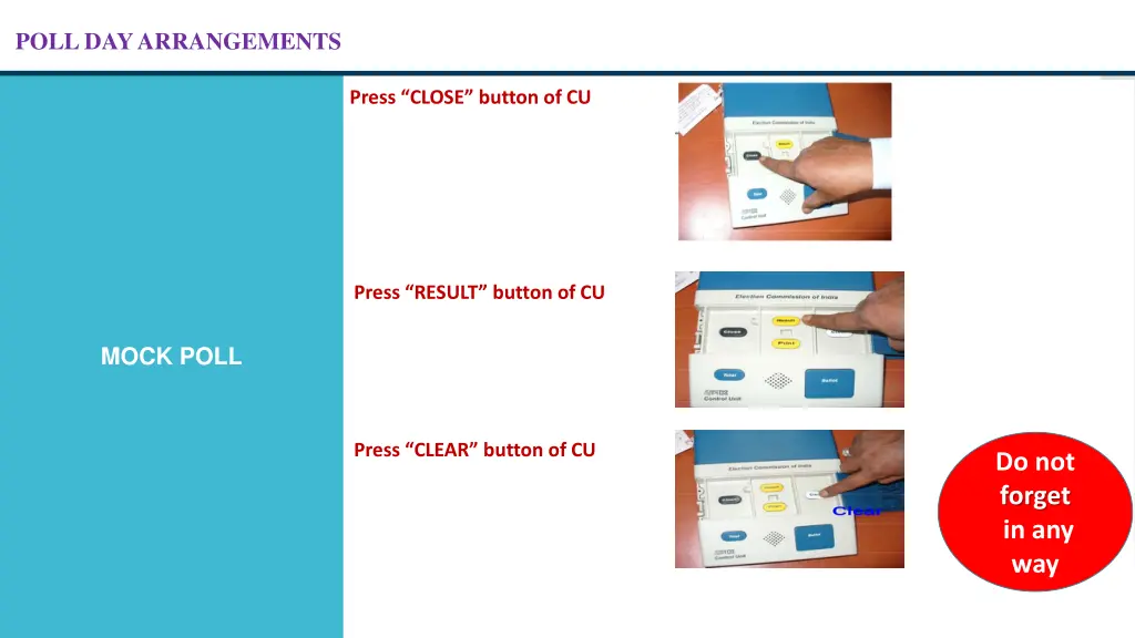 poll day arrangements 18