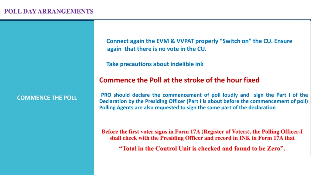 poll day arrangements 22