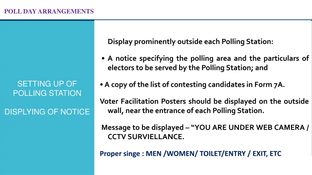 poll day arrangements 7