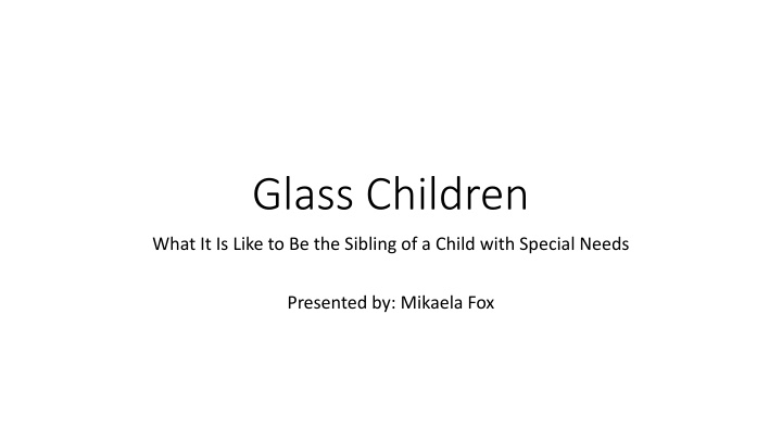 glass children