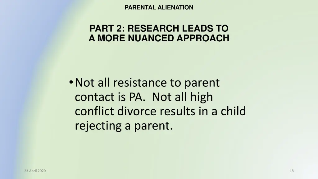 parental alienation 11